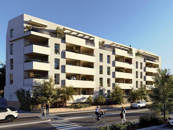 Appartement T2 de 43m² avec terrasse et place privative de stationnement