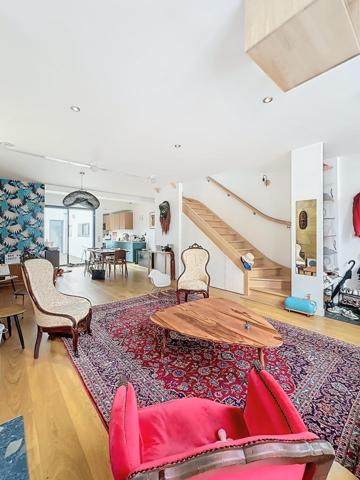 Échoppe rénovée 105 m2 - 3 chambres - Terrasses et Garage - Saint-Augustin