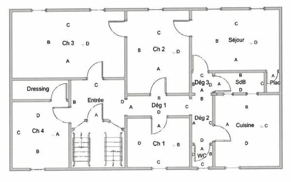 Appartement à louer    5 pièces • 140,57 m2 Nevers