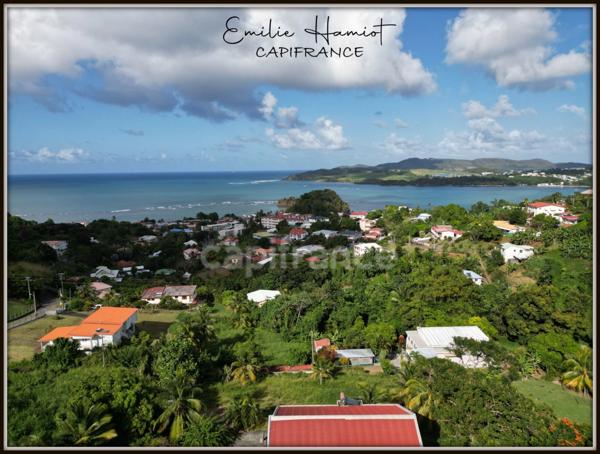 A vendre Terrain de 2822m² avec vue mer - La crique - TRINITE