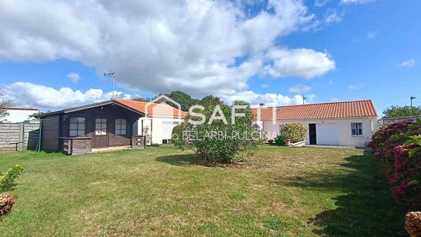 Longère rénovée avec studio et jardin arboré