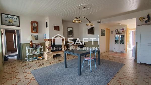 Longère rénovée avec studio et jardin arboré