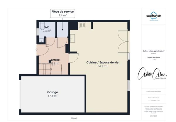 Maison à vendre 4 pièces PLAISANCE DU TOUCH (31)