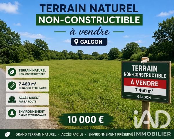 Terrain à vendre 7 461 m² Galgon