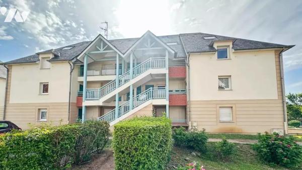 Touques - Duplex lumineux au dernier étage avec balcon et parking double – Résidence sécurisée