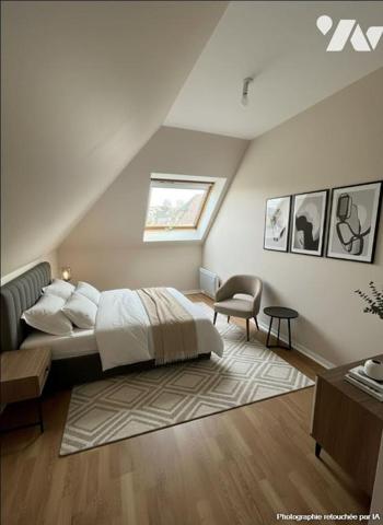 Touques - Duplex lumineux au dernier étage avec balcon et parking double – Résidence sécurisée