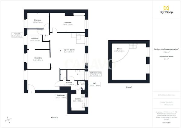 Vente Appartement 5 pièces de 105m² - 69004 Lyon