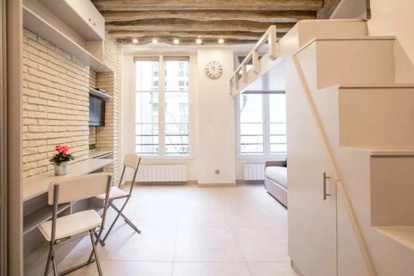 Joli studio de 18m² avec cave à Paris 4ème