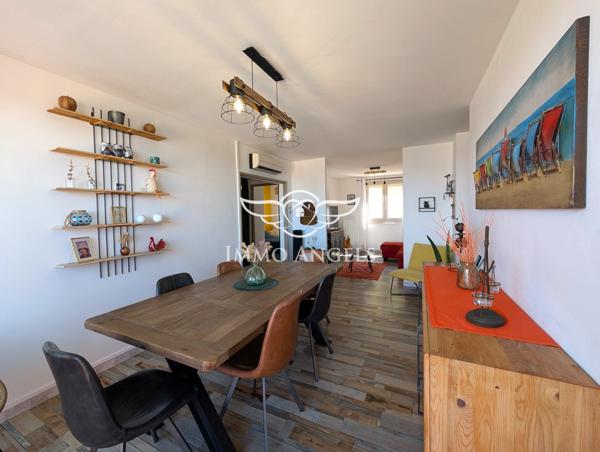 Sète – Appartement T4 traversant avec vue exceptionnelle sur l’étang de Thau