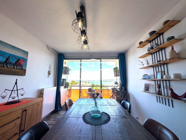 Sète – Appartement T4 traversant avec vue exceptionnelle sur l’étang de Thau