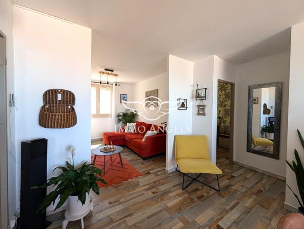 Sète – Appartement T4 traversant avec vue exceptionnelle sur l’étang de Thau
