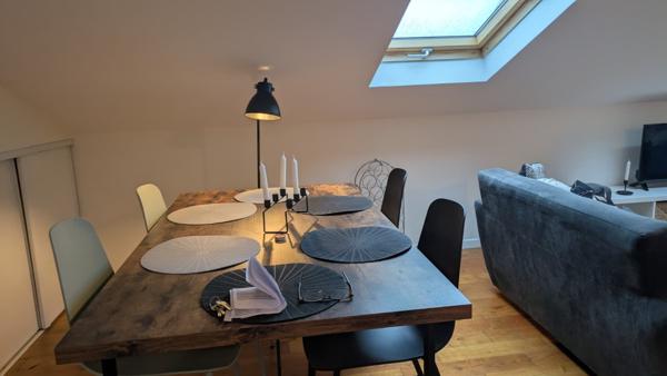 TOULOUSE - GUILHEMERY - T3 62,5m² sous les toits MEUBLE