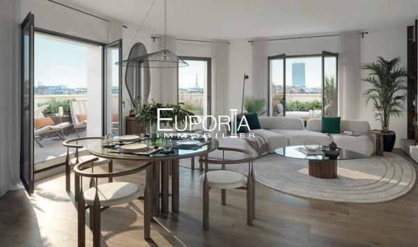 Appartement T4 de 90m² avec extérieur de 13m2 en plein centre de Levallois Perret