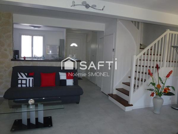 MAISON 85 m² avec terrain de 228 m² bien entretenue et bien placée