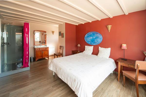 Maison vue mer avec jardin