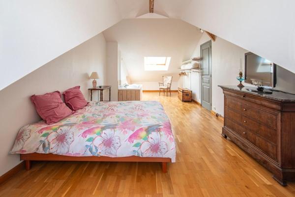 Maison vue mer avec jardin