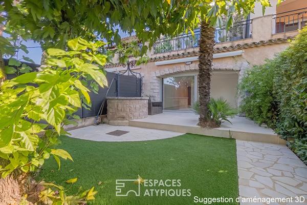 Rez-de-jardin d’exception à Mouans-Sartoux : la quiétude d’une maison, le confort de la ville