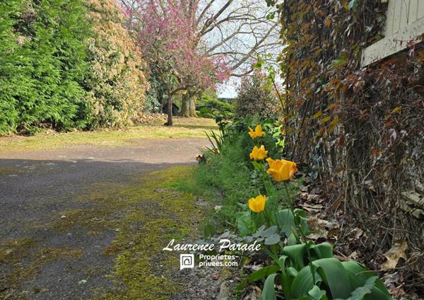 Maison  parc, avec garage, puits