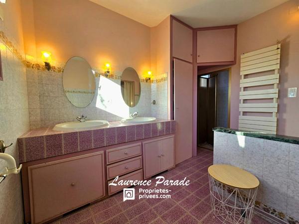 Maison  parc, avec garage, puits