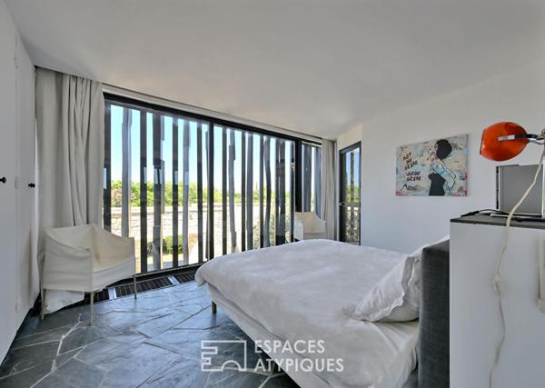 Villa d’architecte avec piscine et vue à 360°