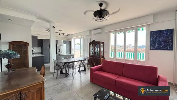 Vente                                                      Appartement
                        
                     2 pièces                      60 m2                     à Nice