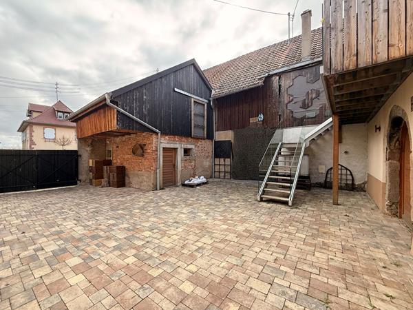 Maison de village+dépendances Niedermorschwihr