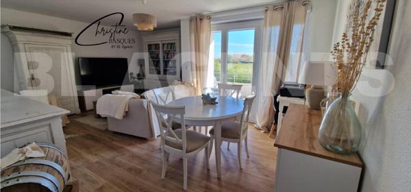 Appartement T3 de 65 m² avec deux balcons, garage fermé, piscine et salle de sport !