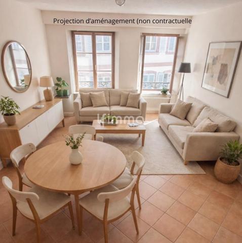 Appartement en duplex 4 pièces en centre ville de Sélestat