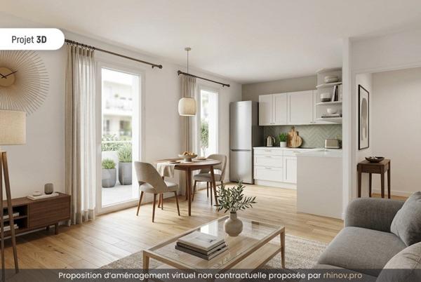 Appartement à vendre |  Bordeaux |  2 pièces | 40 m²