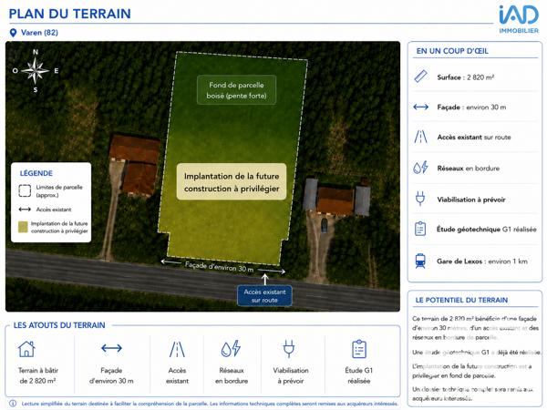 Terrain à vendre 2 820 m² Varen