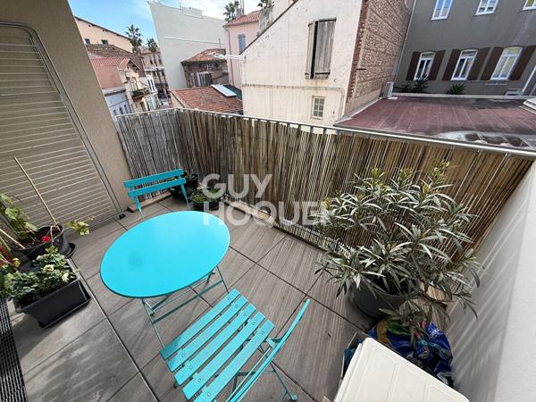 Appartement F2 avec terrasse et parking, EXCLUSIVITE - A vendre à PERPIGNAN (66000) quartier GARE
