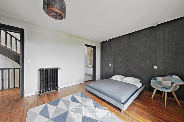 Duplex de caractère dans une meulière Art Nouveau