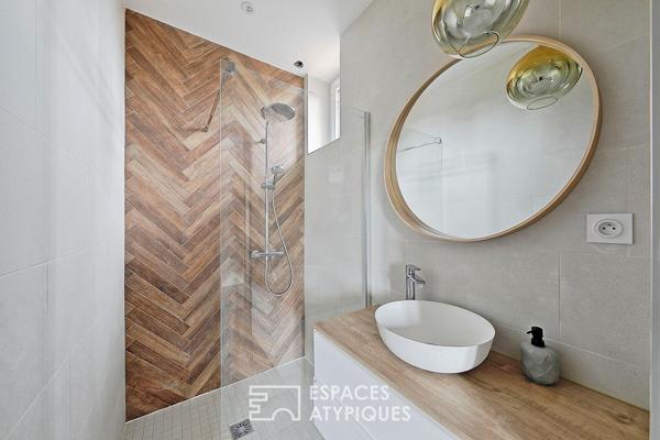 Duplex de caractère dans une meulière Art Nouveau