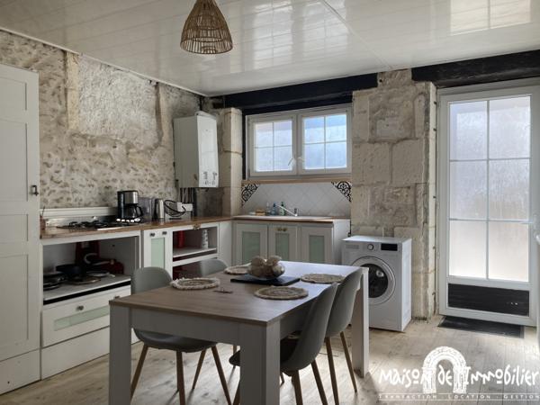 Location Maison de ville meublée - 70m² - 3 pièces - COGNAC Hypercentre