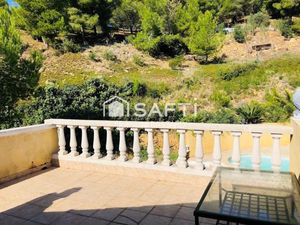 Ensuès Côte Bleue secteur calme et champêtre : jolie maison T4 entre mer et village