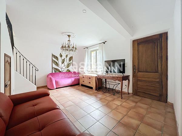 VALLAURIS - Maison de ville - 3P - 67m² - Parking - Pas de charge - Sud-Ouest