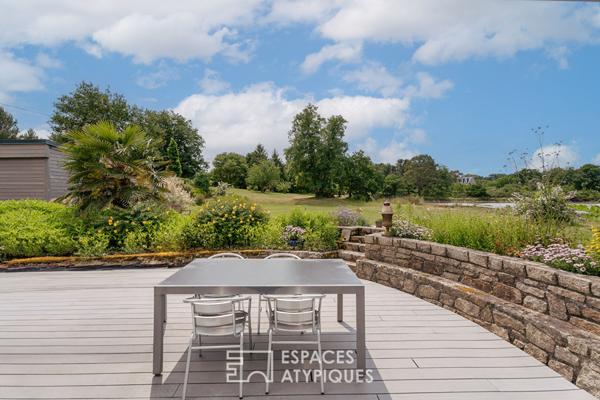 Atypique et authentique : maison en pierre avec vue sur l’eau à Baden