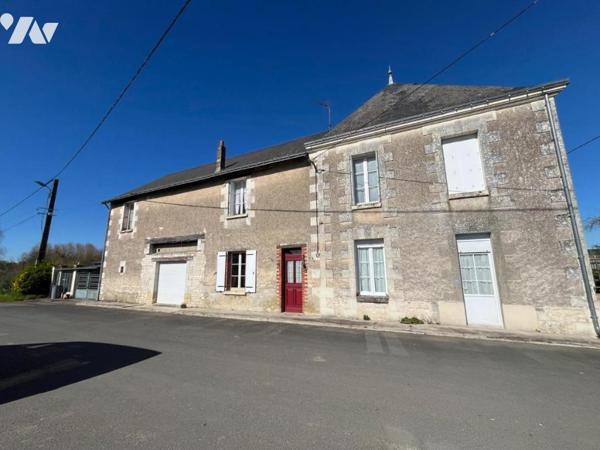 Chaveignes : maison 3 chambres et jardin