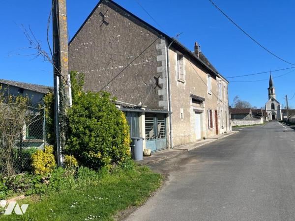 Chaveignes : maison 3 chambres et jardin