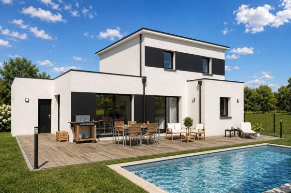 Terrain + Maison à vendre 5 pièces - 115 m²
