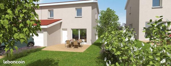VENISSIEUX -LIMITE ST FONS maison RT2020 avec jardin place de parking et possibilité Garage