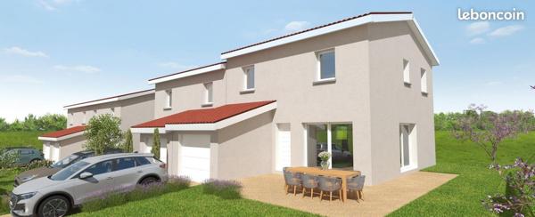 VENISSIEUX -LIMITE ST FONS maison RT2020 avec jardin place de parking et possibilité Garage