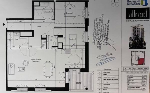 Appartement à vendre    3 pièces • 90 m2 Villeurbanne