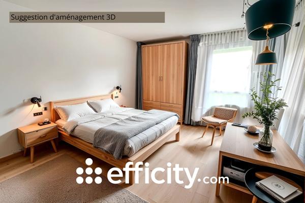 Appartement 3 pièces - 67 m² Exclusivité efficity