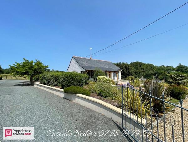 Charmante maison sur sous-sol avec terrain de 16 612 m² (possibilité jusqu'à 7 ha)- MOULIHERNE (49390)