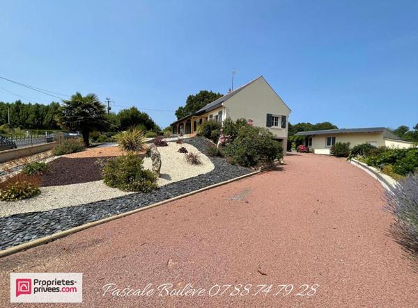 Charmante maison sur sous-sol avec terrain de 16 612 m² (possibilité jusqu'à 7 ha)- MOULIHERNE (49390)