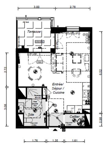 appartement à vendre 1 pièces ARCACHON (33) avec terrasse