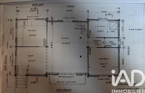 Maison à vendre 4 pièces 80 m² Saint-Jean-Froidmentel