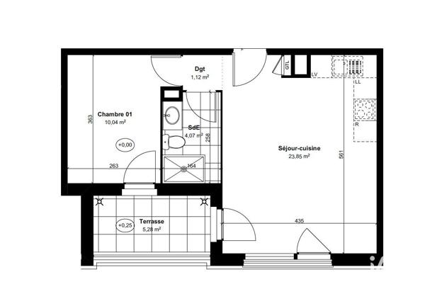 Appartement (neuf) à vendre 2 pièces 39 m² Château-Thierry