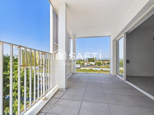T2 lumineux avec loggia aux portes de Bordeaux